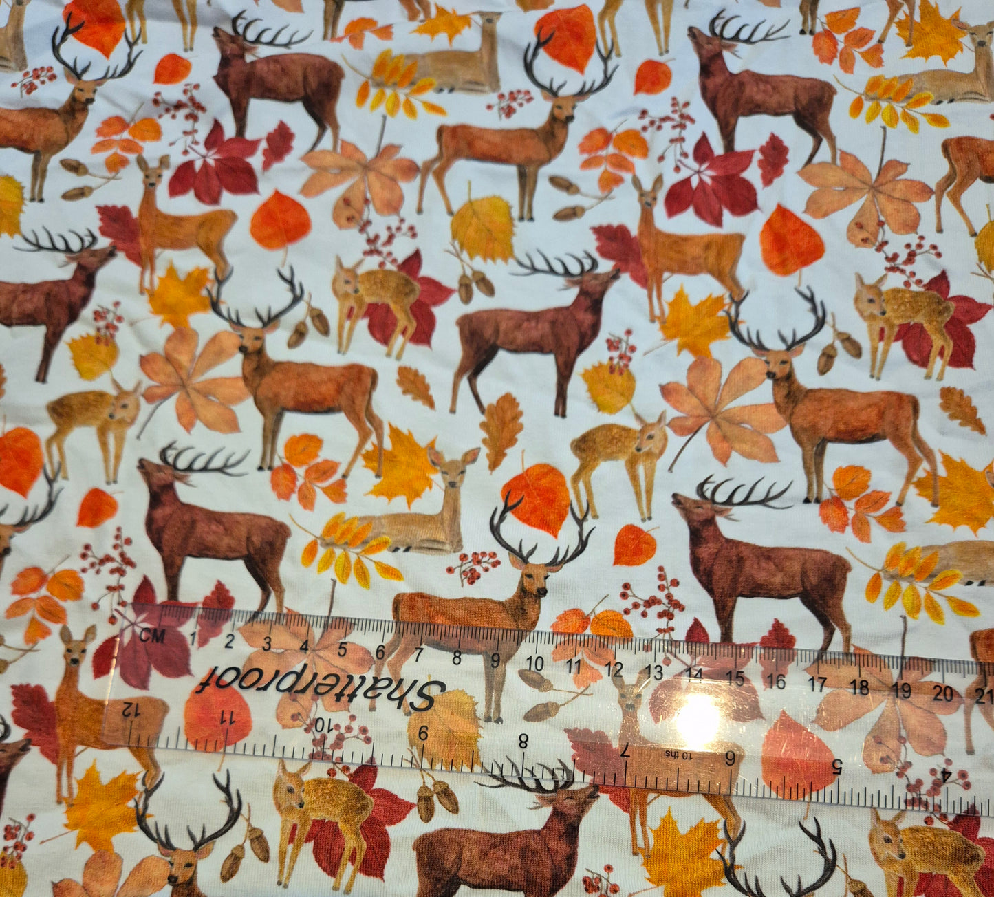 Forest Stag Cotton Jersey