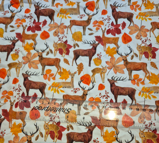 Forest Stag Cotton Jersey