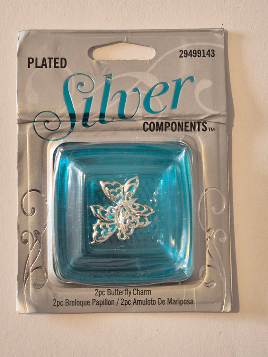 2pc Butterfly Charm