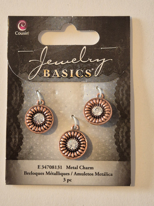 3pc Metal Charms