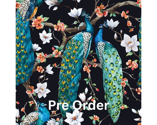 Peacock Digital Printed